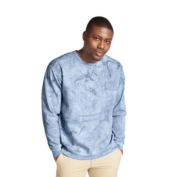 Mens Color Blast Crewneck Sweatshirt Thumbnail