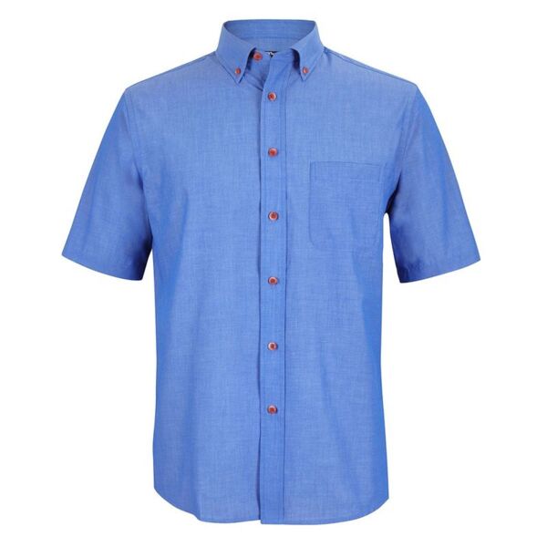 Indigo Chambray Short Sleeve Shirt Thumbnail